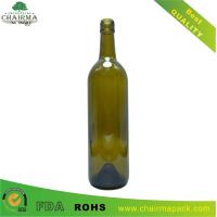 Buy cheap 750ml Amber wine bottle product