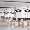 Buy cheap Suspension LED Linear Lights , Square 4 Foot LED Suspended Linear Fixture from wholesalers