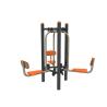 Buy cheap Factory Price Body Building Outdoor Fitness Equipment Three-seated Sit Push Machine from wholesalers
