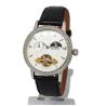 Buy cheap Leather Skeleton Automatic Mechanical Watches For Men Stainless Steel from wholesalers