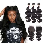 Buy cheap Natural Color Unprocessde Virgin Brazilian Hair Extensions For Black Women from wholesalers