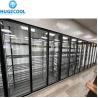 Buy cheap Automatic Rebound Glass Door Beverage Cooler Room For Cold Beverages In Supermarket from wholesalers