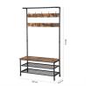 Buy cheap Hallway Coat Storage Rack for Sale, Vintage Storage Coat Rack, Entrance Coat Stand, UHSR47BX from wholesalers