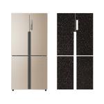 Grease Resistance Tempered Glass Refrigerator Cabinet Side Panels