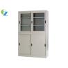 Buy cheap Glass And Steel Sliding Door File Cabinet Office Steel Cupboard Filing Storage from wholesalers