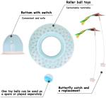 Interactive Cat Automatic Teaser & Exerciser Kitten Toys With Spinning Butterfly