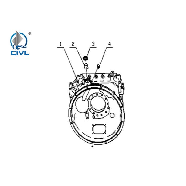 Sinotruk Howo Gear Box Transmission HW19710T Clutch Control Components (Pull-type) （AC22100000501）
