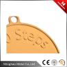 Buy cheap Factory direct handbag metal woodpecker logo tag,50.63mm gold color tag from wholesalers