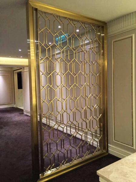 Buy cheap China Laser Cut Metal Screen Factory Stainless Steel Folding Partition Manufacturer from wholesalers