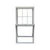 Buy cheap White Frame Single Hung Vinyl Windows UPVC Profile Easy Clean from wholesalers
