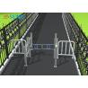 Buy cheap Pedestrian Swing Turnstile Gate Customized 304 Stainless Steel For Supermarket from wholesalers