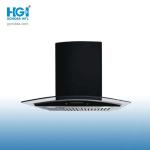 Buy cheap Island Wall Mounted Kitchen Tempered Glass Touch Range Hood Large Suction from wholesalers