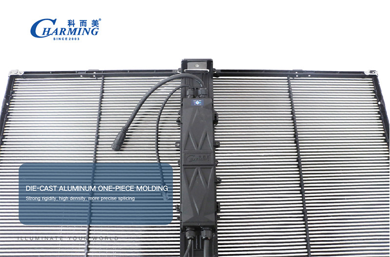 256x64 16 Bit Transparent LED Panel Film Multipurpose Practical