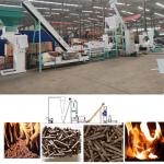 Pine Wood Pellet Production Line 1TPH-10TPH Birch Poplar Biomass Pellet Line