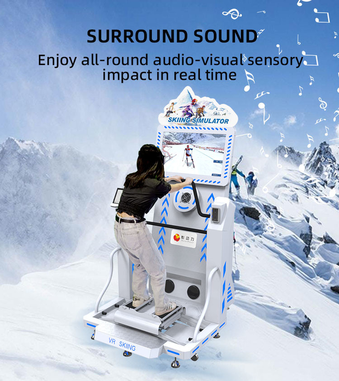 Indoor Ski Simulator Snowboard Simulator 9d Virtual Reality Vr Simulator Machines Amusement Park Equipment