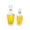 Buy cheap Embossed Diamond Empty Glass Wine Bottles Storage Seal Decanter 400 - 700ml Capacity from wholesalers