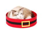 Christmas Decoration 3mm 35*10cm Wool Felt Pet Cave For Cat
