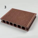 Extruded WPC Decking Floor Anti Slip WPC Decking Tiles Waterproof Flooring