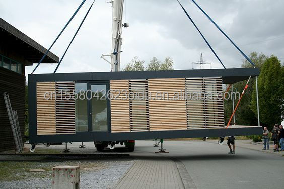 Modified Shipping Container 20ft Luxury Prefab Wooden House with Kitchen Bathroom and Container Room Quick Installation