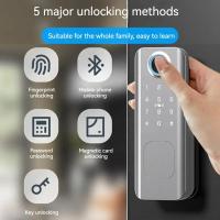 Buy cheap Apartment Fingerprint Deadbolt Door Lock Full Auto TTLock Digital Code Card product