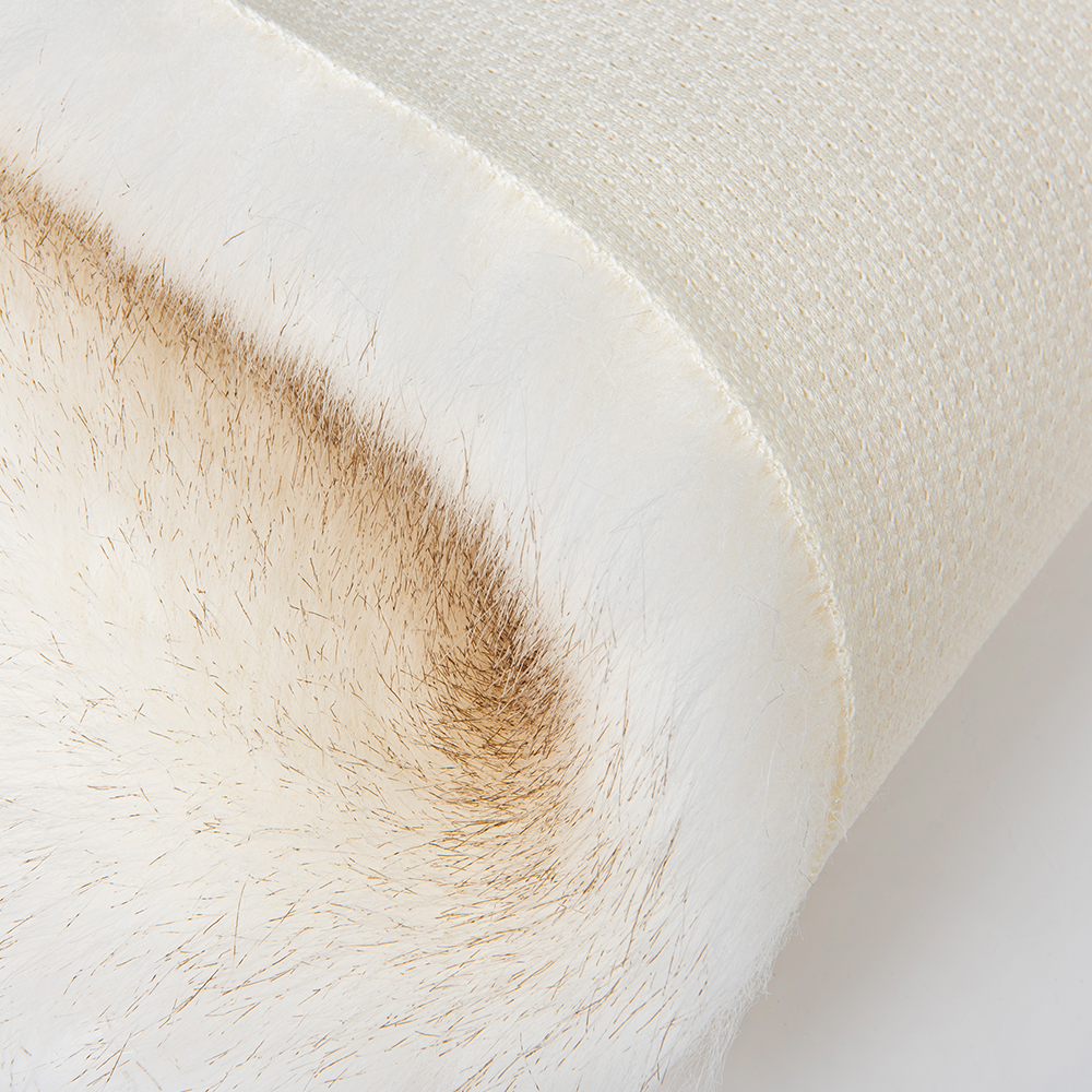 100%polyester Woven Fabric Knitted Soft Faux Fur with High Weight and Long Hair Pile