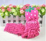 Chenille fast drying hanging microfiber hand towels wholesale