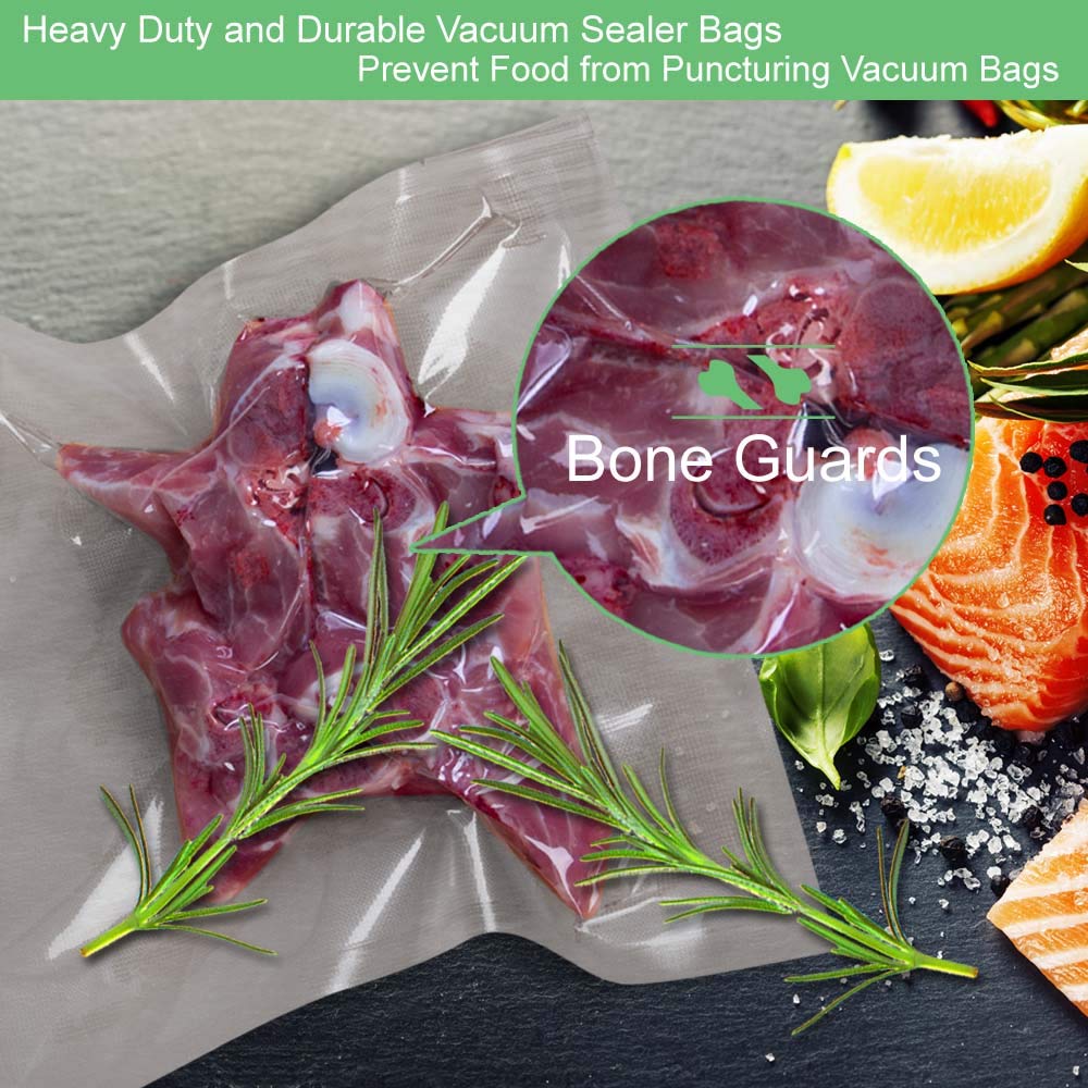 Large Barrier Vacuum Plastic Bag For Food Embossed Heat Seal Plastic Food Storage Bags