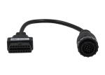 PA66 Mercedes OBD Cable OBD2 OBDII Female To Mercedes Benz Male Connector