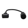Buy cheap OBD2 OBDII 16 Pin J1962 Female to Mercedes Benz 14 Pin Male Connector Cable from wholesalers