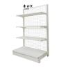 Buy cheap Steel Metal Grid Display Rack For Supermarket Shop Exhibit Net Mesh Shelf from wholesalers