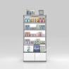 Buy cheap YXiS-X2 Concealed Storage Skincare Display Cabinet with 5mm Gray Acrylic Sheet from wholesalers