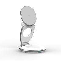 Buy cheap ABS Zinc Alloy Silicone 3In1 Wireless Charger Magnetic Folding Customized product