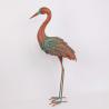 Buy cheap Iron Crane Vintage Animal Metal Garden Statues Add a Touch of Nostalgia to Your Garden from wholesalers