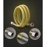 Buy cheap SUS 304 CSST Corrugated Stainless Steel Tubing , Thread 1.5 M Flexi Hose from wholesalers