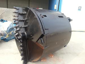 Buy cheap Drill Pipe Mud Bucket 1200mm Diameter Rock Drilling Bucket With Bullet Teeth from wholesalers