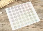 Holographic Laser Printing Anti Counterfeiting Stickers 80gsm Glassine Paper