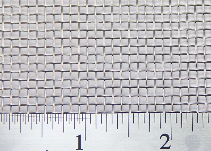 150 Micron Plain Weave Mesh , Metal Mesh Screen Filter Customized Width