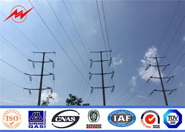 Buy cheap Hot Dip Galvanized Electrical Transmission Poles With 50 Years Life Time from wholesalers
