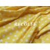 Buy cheap Yellow Dot Printing Cute Activewear Knit Fabric For Women Kids Yoga Running from wholesalers