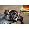 Buy cheap Brand KINYUED Mechanical mens watch luxury luminous moon phase skeleton watch automatic mechanical watch from wholesalers