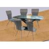 Buy cheap Leisure Fabric Upholstered Dining Chairs High Density Sponge Grey Shell from wholesalers