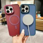 Military Grade Magnetic Phone Cover Anti Yellowing Shockproof For IPhone 16