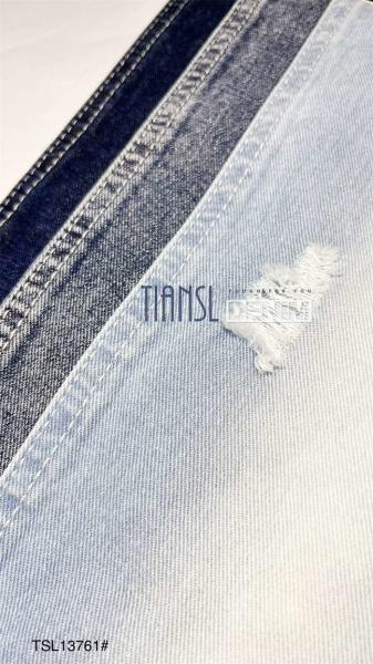 Buy cheap 66 Inch 352gsm Blue Black Stretch Woven Twil Denim Fabric 100% Cotton from wholesalers
