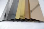 Rose Gold Black Silver U Shape Profile Small Size Tile Trim Stainless Steel 3~30