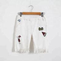 Buy cheap Summer Embroidered Girls Denim Clothes , Girl Jeans Short Pants Fashion Design product