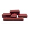 Buy cheap Lady Pandent Leather Jewelry Packaging Boxes Gold Borders Storage 70x90x40mm from wholesalers