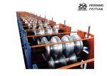 High Accuracy Highway Guardrail Making Machine , Hollow Guard Rail Roll Forming
