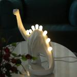 SELETTI JURASSIC Table Lamps for Bedroom Resin Bronto T-Rex animal table lamp(WH