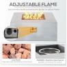 Buy cheap Grey Stone Propane Gas Stove Fire Pit Table for Outdoor Indoor Backyard Patio Garden from wholesalers