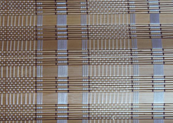 Buy cheap Yellow Natural Bamboo Blinds Environmental Friendly Fumigation Certification from wholesalers